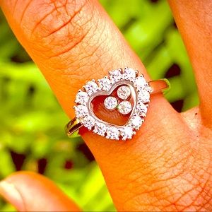 Chopard Floating Diamond Heart Ring